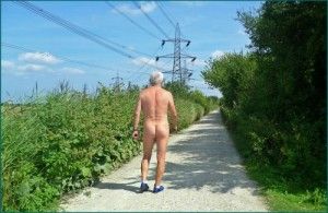 Bloot wandelen